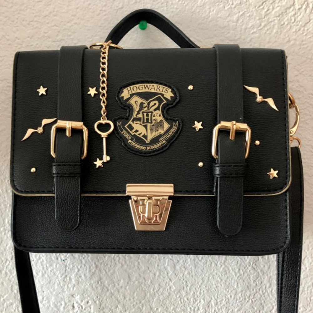 Primark Harry Potter Hogwarts Black and Gold Bag